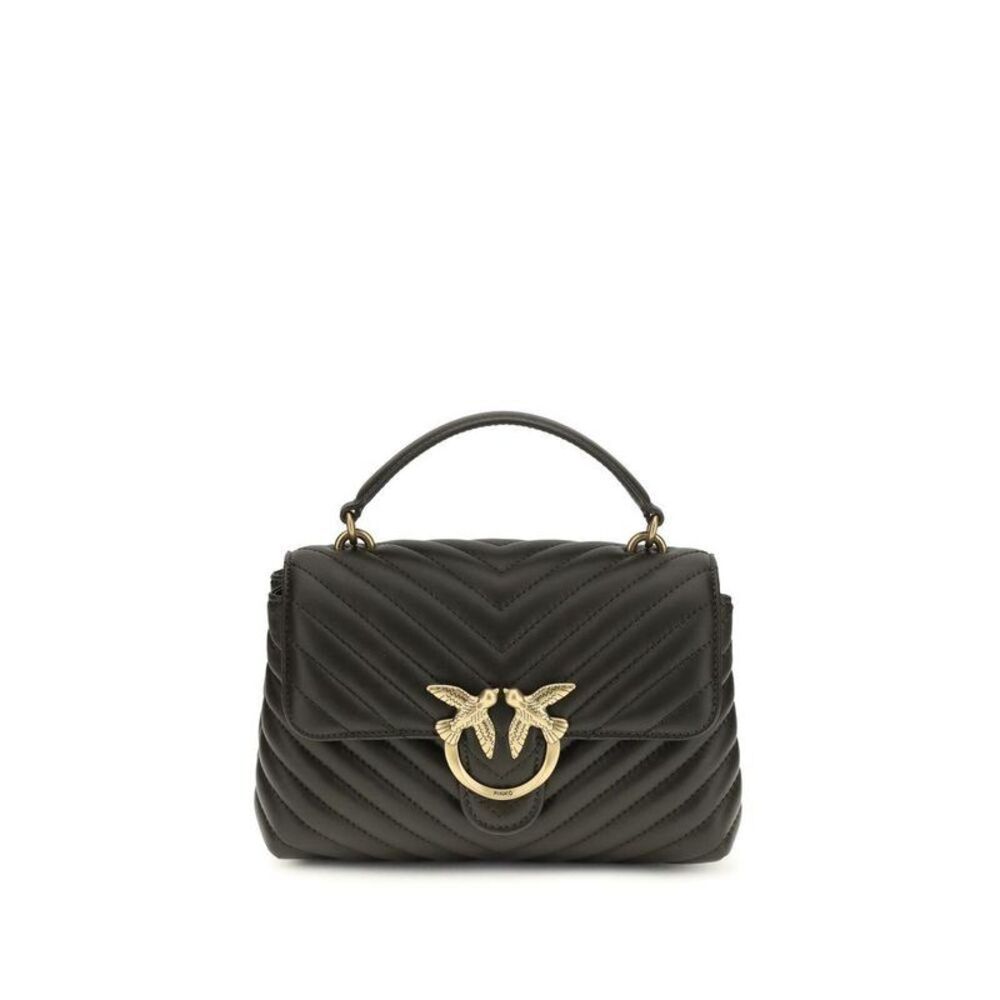 PINKO Calf Leather Wallet Women Bicolor Handbags